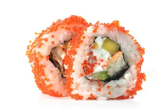 Sushi isolamento em branco — Fotografia de Stock