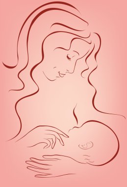 Breastfeeding clipart