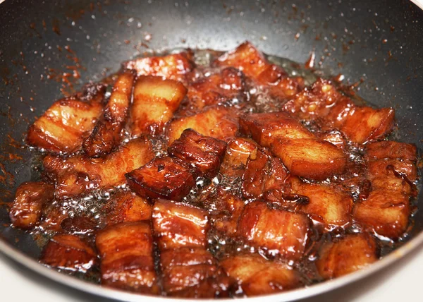 stock image Pork in sugar syrup