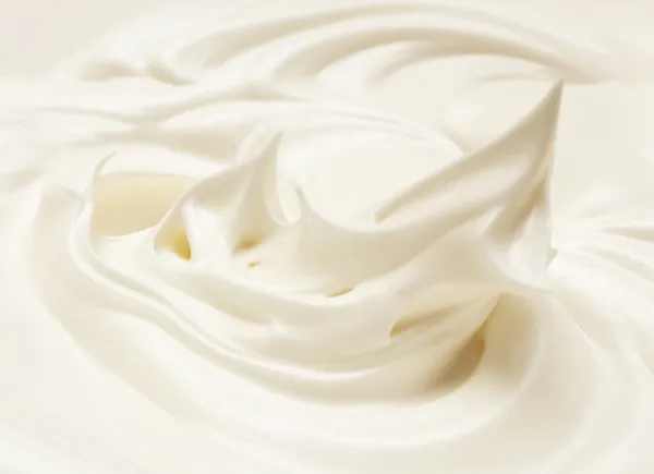 Cream of the egg white — Stock Photo, Image