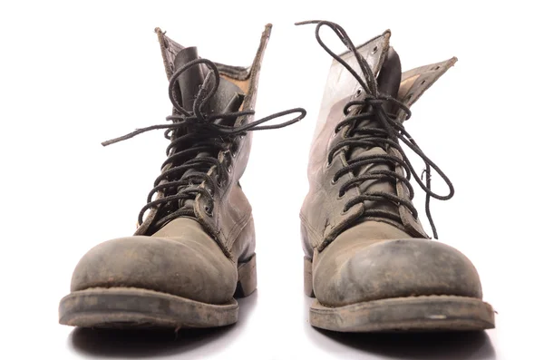 stock image Old military boots