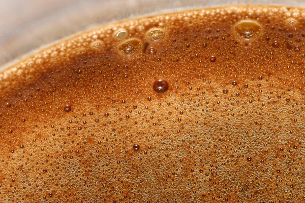 stock image Coffee foam macro structure background