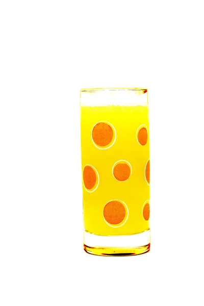 Suco em vidro (isolado, vertical ) — Fotografia de Stock