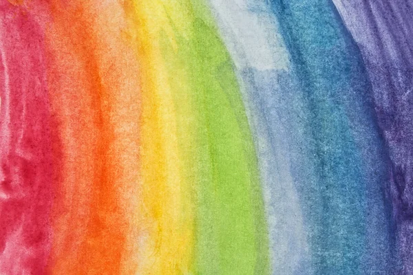 Abstrato aquarela arco-íris cores fundo — Fotografia de Stock