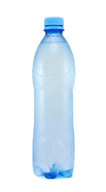 Plastik su şişesi.