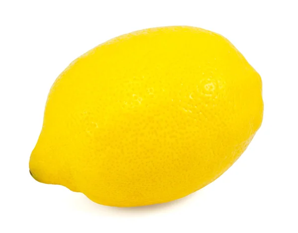 Свіжий лимон на білому тлі — стокове фото