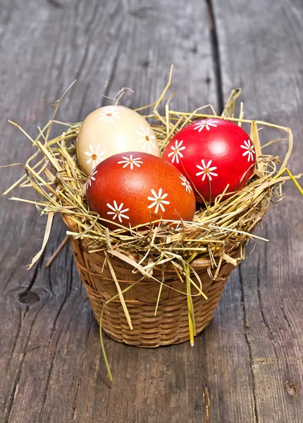 Barevné velikonoční vajíčko — Stock fotografie