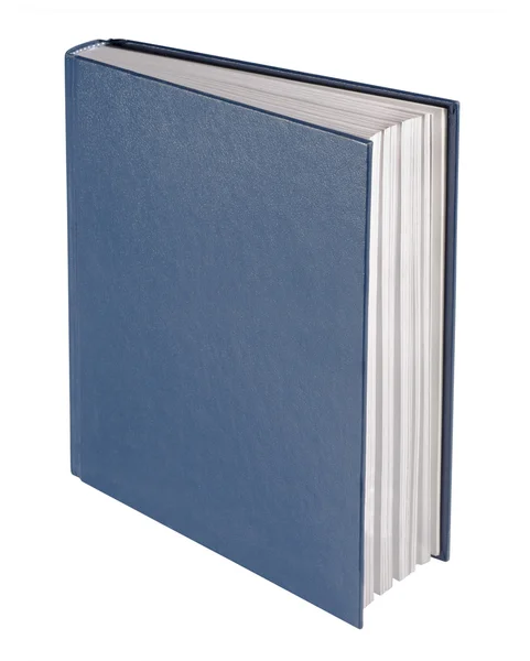 Голубая книга, изолированная — стоковое фото