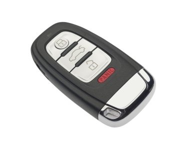 Car key, isolated clipart