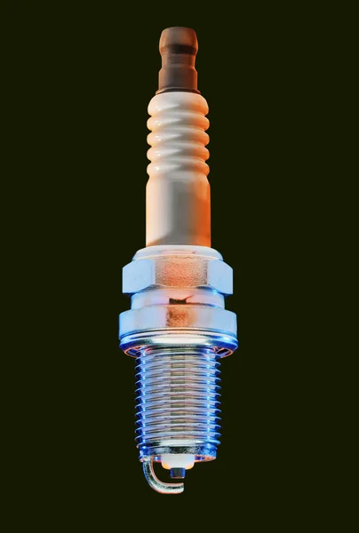 Spark plug, isolated — Stock Photo, Image