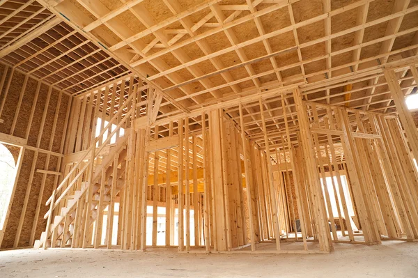 New house inside construction — Stock Photo, Image