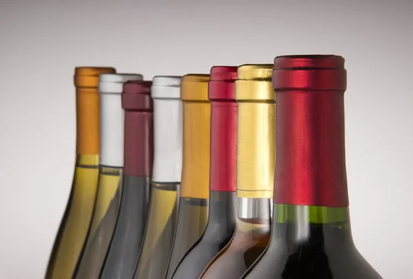Garrafa de vinho pescoços — Fotografia de Stock