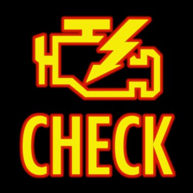 Check engine light clipart