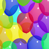 Slavnostní colorfull bubliny na obloze narozeniny nebo anniversar