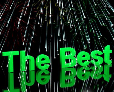 The Best Words With Fireworks Showing Top Quality And Acheivemen clipart