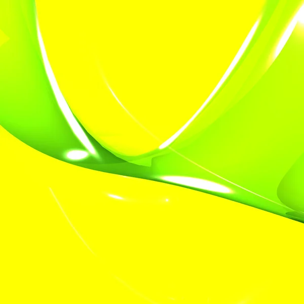 Färsk gul och grön bakgrund visar lyster och vitalitet — Stockfoto