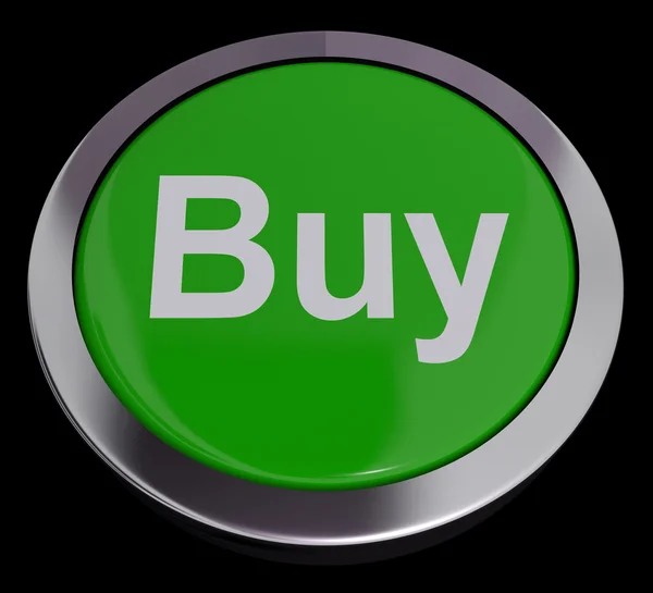 Buy Button For Commerce Or Retail Purchasing — Stock Photo, Image