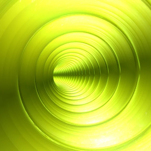 らせんのねじれを駆け巡ってとグリーンの渦の抽象的な背景 — ストック写真