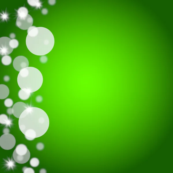 Green Bokeh Background With Blank Copy Space — Stock Photo, Image