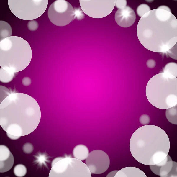 Mauve Bokeh Background With Blank Copy Space And Full Border — Stock Photo, Image