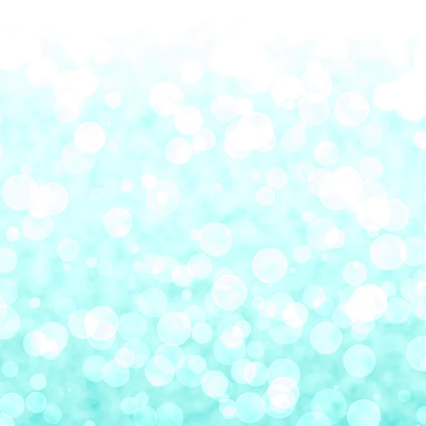 Bokeh levendige blauwe achtergrond met wazig lights — Stockfoto