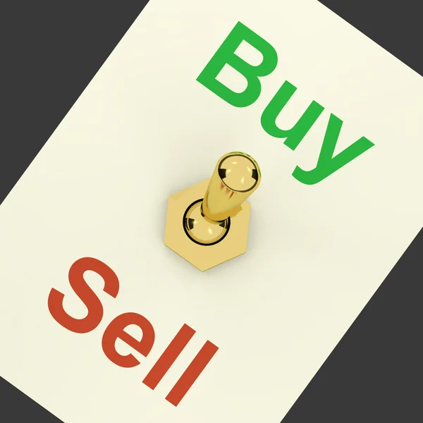 Comprare parola che rappresenta il commercio commerciale e l'acquisto — Foto Stock