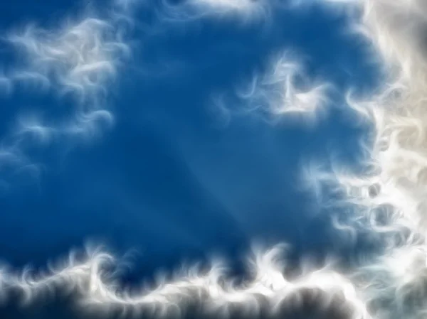 Abstrakt blå-vit bakgrund — Stockfoto