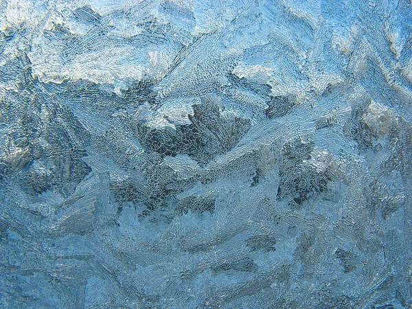 Modello gelido sul riquadro — Foto Stock