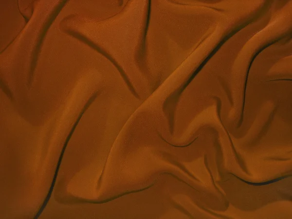 stock image Dull chocolate-brown fabric (artificial silk)