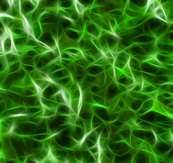 Абстрактний чорно-зелений фрактальний фон — стокове фото