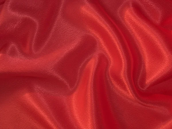 Scarlet silk (satin) background — Stock Photo, Image