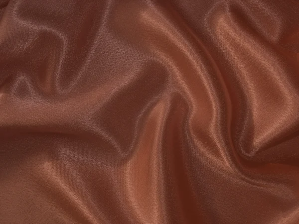 Chocolate-brown silk (satin) background — Stock Photo, Image