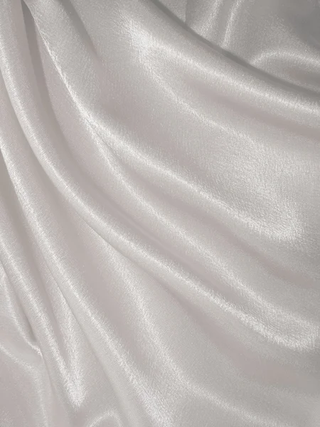 Draped fehér selyem háttér — Stock Fotó