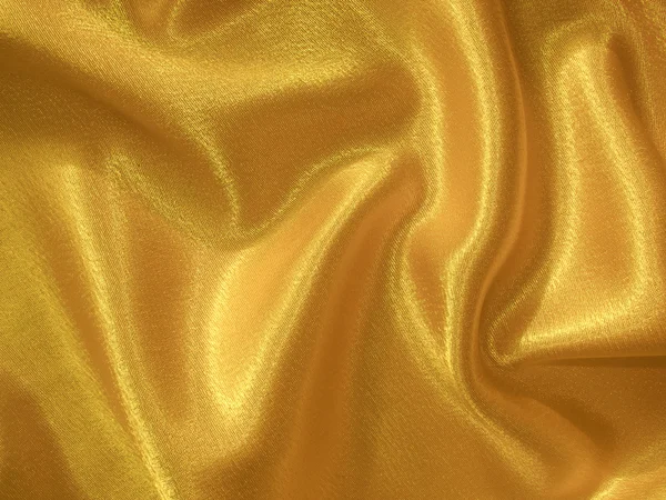 金黄丝绸背景 — 图库照片