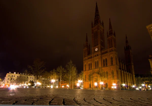 Marktkirche in wiesbaden — Stockfoto