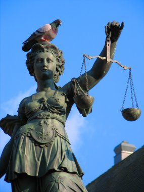 Justice statue clipart