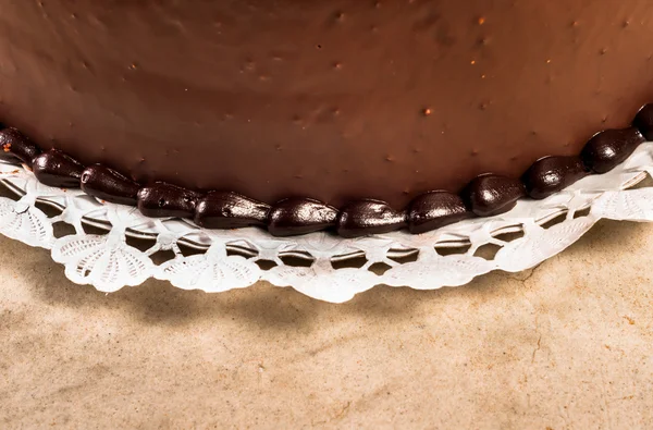 Texture gâteau brun — Photo