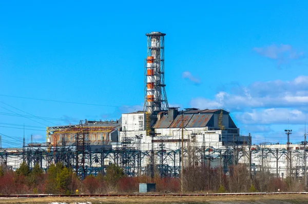 La central nuclear de Chernóbil 2012 — Foto de Stock