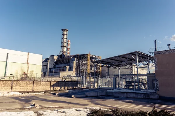La centrale nucleare di Chernobyl, marzo 2012 — Foto Stock