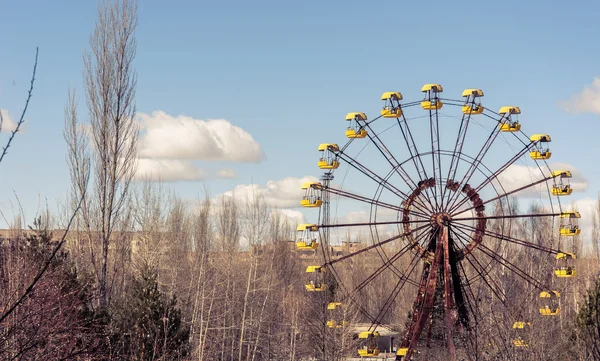 A roda gigante em Pripyat, Chernobyl 2012 Março — Fotografia de Stock