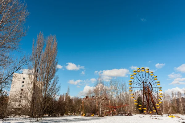 La ruota panoramica a Pripyat, Chernobyl 2012 Marzo — Foto Stock