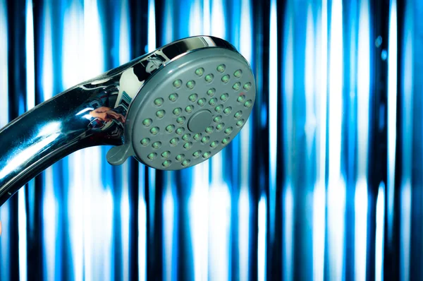 Sprcha a futuristické pozadí — Stock fotografie