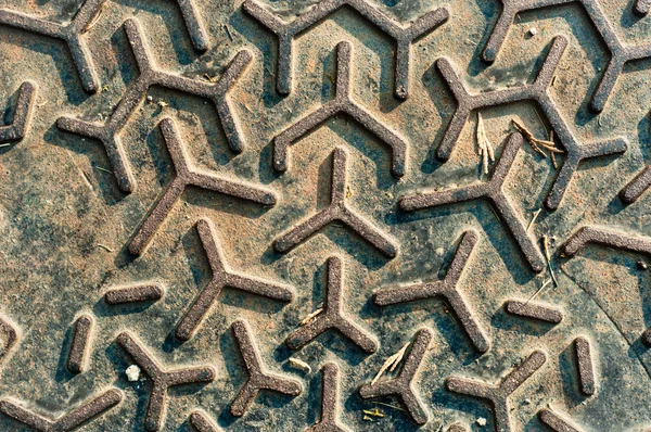 Fondo de acero rugoso con patrón abstracto — Foto de Stock