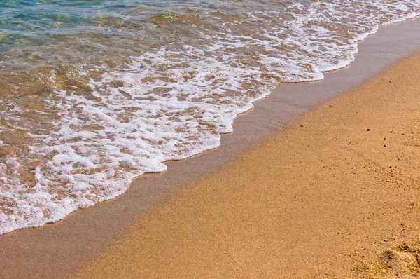 Photo of waves on the beach — Stock Photo, Image