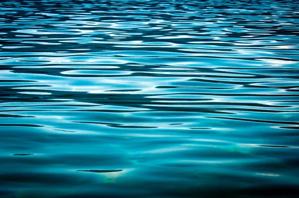 Beautiful blue water surface as a background texture — Stock Photo, Image