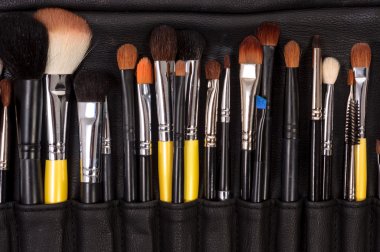 Closuep of makeup tools clipart