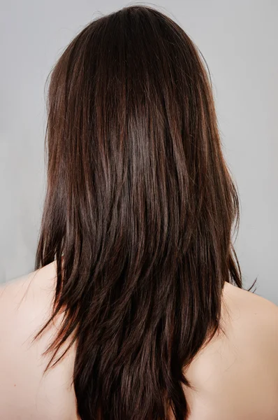 Μακριά μαλλιά ενός κοριτσιού — Φωτογραφία Αρχείου
