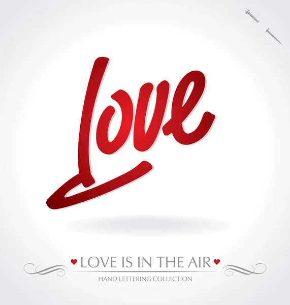 Letras de mano "Love" (vector ) Ilustración de stock