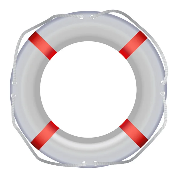 stock image Life Buoy, Isolated On White Background Illustration