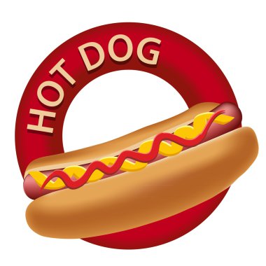 gerçekçi sosisli illüstrasyon